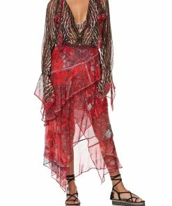 Camilla EBoutique (US) ASYMMETRICAL RUFFLE SKIRT PIRATE PUNK Sale Clothing