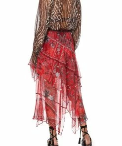 Camilla EBoutique (US) ASYMMETRICAL RUFFLE SKIRT PIRATE PUNK Sale Clothing