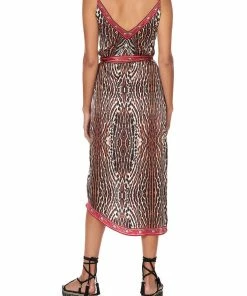 Camilla EBoutique (US) Sale Clothing ASYMMETRICAL WRAP DRESS WITH STRAPS PIRATE PUNK