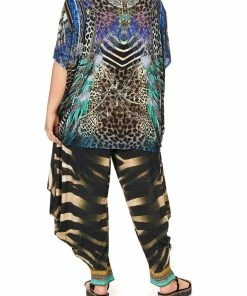Camilla EBoutique (US) LOOSE FIT ROUND NECK TEE ANIMAL ARMY