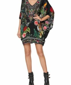 Camilla EBoutique (US) BAT SLEEVE DRESS RAISED WITH WOLVES