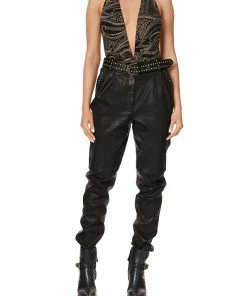 Camilla EBoutique (US) Sale Clothing BELTED TROUSER WITH DRAPED SIDE - FLOW STUDIO 54