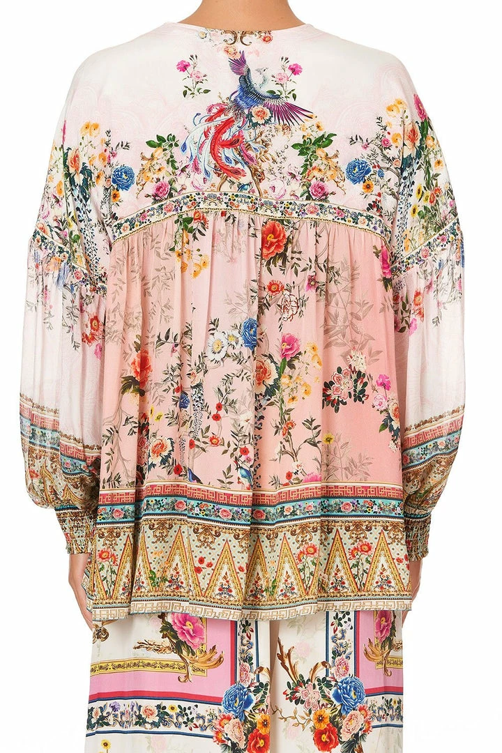 Camilla EBoutique (US) BLOUSON BLOUSE WITH NECK TIE PARTY IN THE PALACE