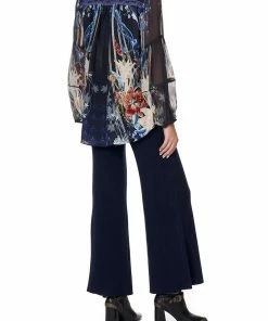 Camilla EBoutique (US) BLOUSE WITH YOKE AND NECK TIE MARE MYSTIQUE