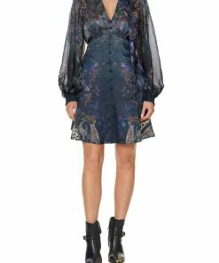 Camilla EBoutique (US) BLOUSON DRESS WITH NECK TIE FESTIVAL EXPRESS