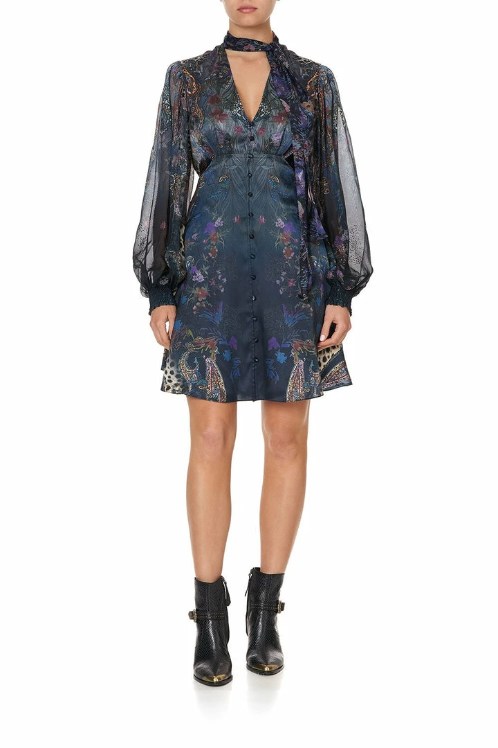 Camilla EBoutique (US) BLOUSON DRESS WITH NECK TIE FESTIVAL EXPRESS