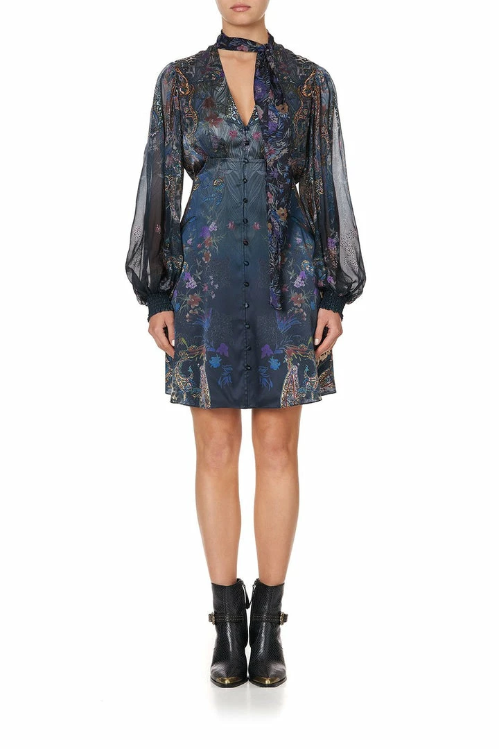 Camilla EBoutique (US) BLOUSON DRESS WITH NECK TIE FESTIVAL EXPRESS