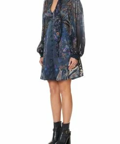 Camilla EBoutique (US) BLOUSON DRESS WITH NECK TIE FESTIVAL EXPRESS