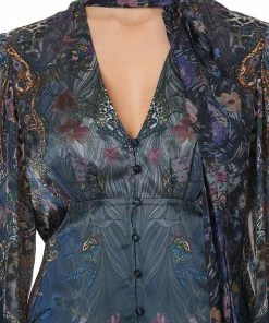 Camilla EBoutique (US) BLOUSON DRESS WITH NECK TIE FESTIVAL EXPRESS