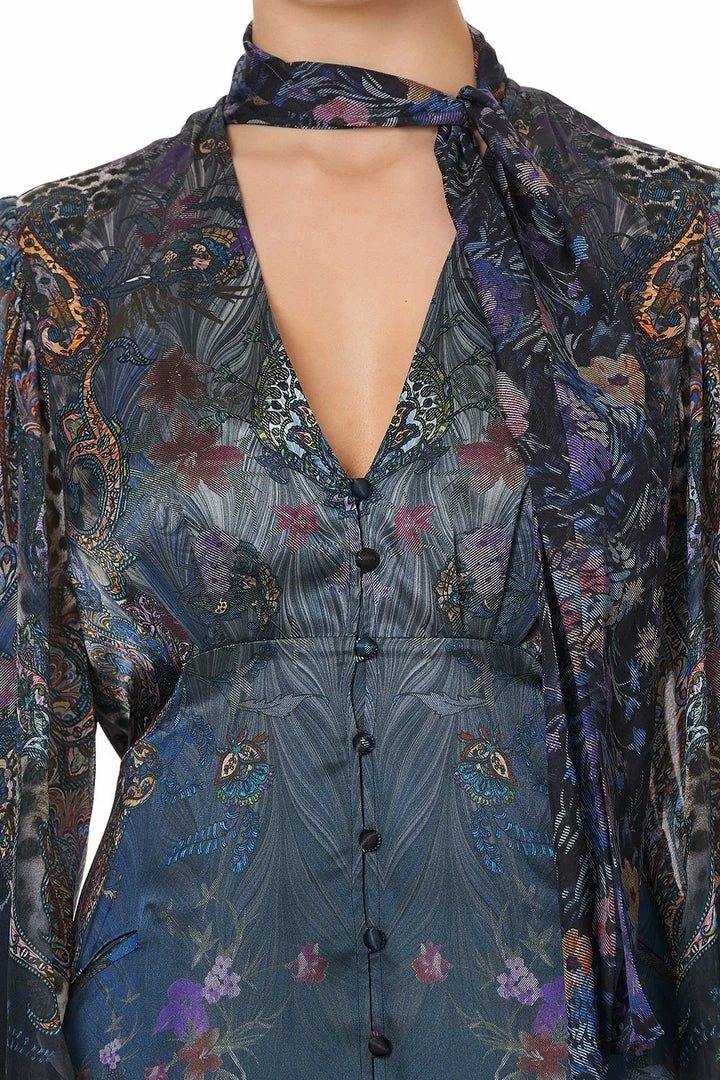 Camilla EBoutique (US) BLOUSON DRESS WITH NECK TIE FESTIVAL EXPRESS