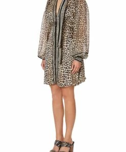 Camilla EBoutique (US) BLOUSON DRESS WITH NECK TIE SEX KITTEN Sale Clothing