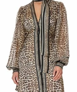 Camilla EBoutique (US) BLOUSON DRESS WITH NECK TIE SEX KITTEN Sale Clothing