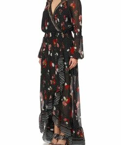 Camilla EBoutique (US) Sale Clothing BLOUSON SLEEVE WRAP DRESS COASTAL PARISIENNE