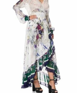 Camilla EBoutique (US) BLOUSON SLEEVE WRAP DRESS GENTLE MOON Up To 50% Off