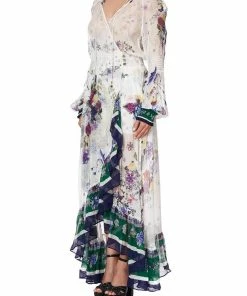 Camilla EBoutique (US) BLOUSON SLEEVE WRAP DRESS GENTLE MOON Up To 50% Off