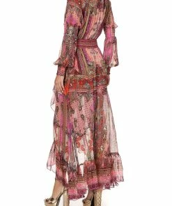 Camilla EBoutique (US) BLOUSON SLEEVE WRAP DRESS LOTUS LOVERS Up To 50% Off