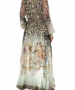 Camilla EBoutique (US) Up To 40% Off BLOUSON SLEEVE WRAP DRESS NOMADIC NYMPH