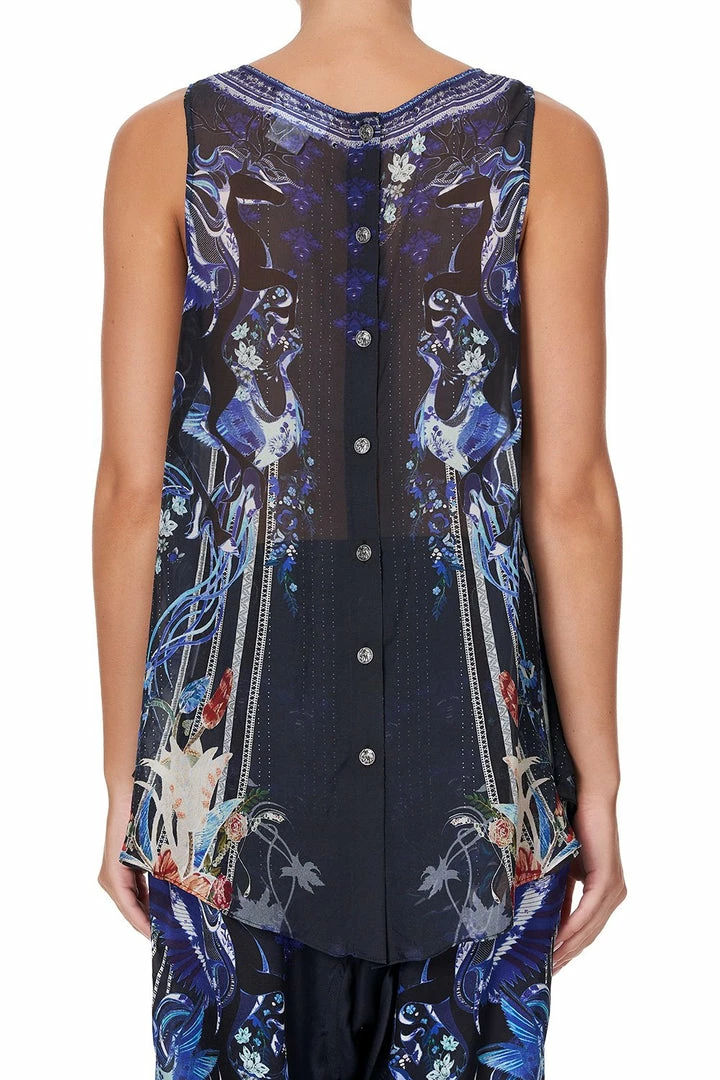 Camilla EBoutique (US) BUTTON BACK TOP MARE MYSTIQUE