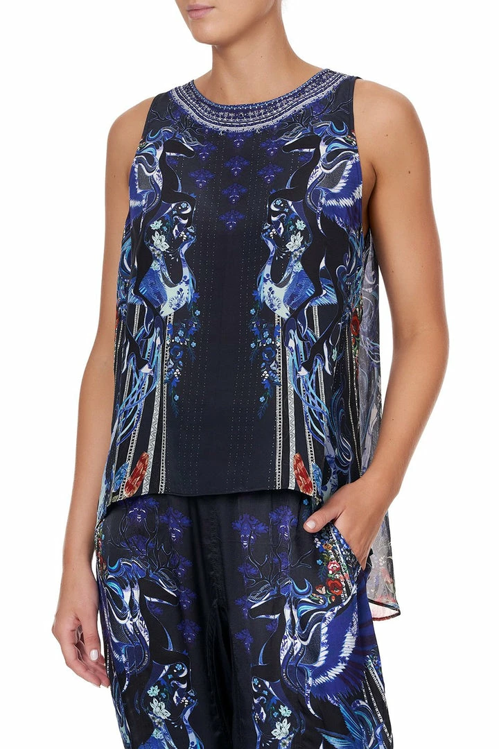 Camilla EBoutique (US) BUTTON BACK TOP MARE MYSTIQUE