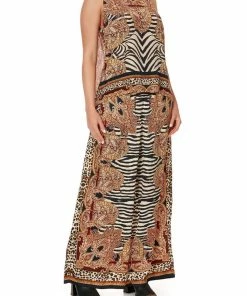 Camilla EBoutique (US) Sale Clothing BUTTON BACK TOP WILD FIRE