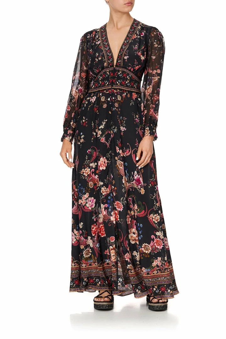 Camilla EBoutique (US) BUTTON DRESS WITH SHAPED WAISTBAND A GIRL LIKE YOU Up To 50% Off