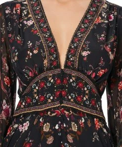 Camilla EBoutique (US) BUTTON DRESS WITH SHAPED WAISTBAND A GIRL LIKE YOU Up To 50% Off