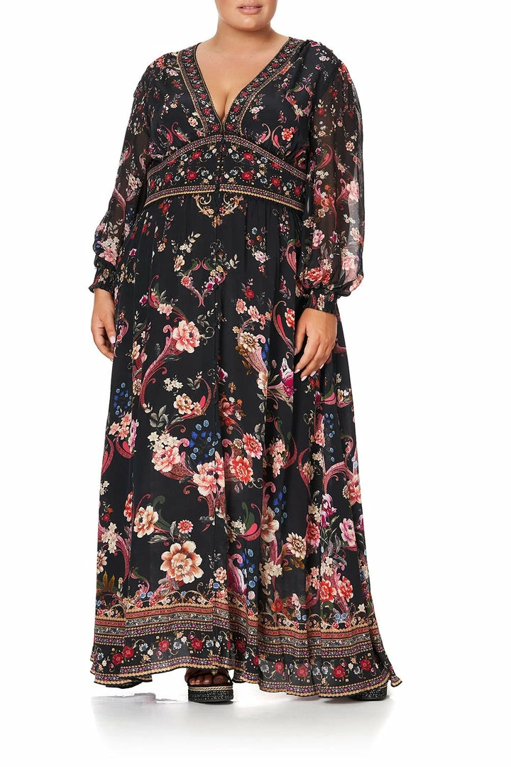 Camilla EBoutique (US) BUTTON DRESS WITH SHAPED WAISTBAND A GIRL LIKE YOU Up To 50% Off