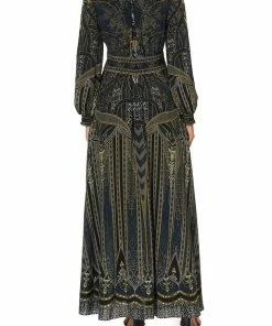 Camilla EBoutique (US) BUTTON DRESS WITH SHAPED WAISTBAND GREAT SCOTT Up To 30% Off