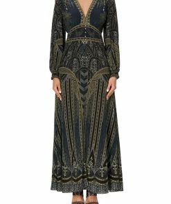 Camilla EBoutique (US) BUTTON DRESS WITH SHAPED WAISTBAND GREAT SCOTT Up To 30% Off