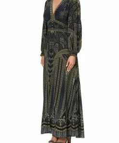 Camilla EBoutique (US) BUTTON DRESS WITH SHAPED WAISTBAND GREAT SCOTT Up To 30% Off