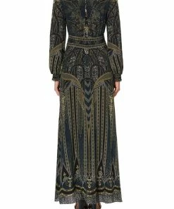 Camilla EBoutique (US) BUTTON DRESS WITH SHAPED WAISTBAND GREAT SCOTT Up To 30% Off