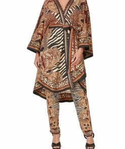 Camilla EBoutique (US) CAPE LAYER WITH BELT WILD FIRE Up To 40% Off