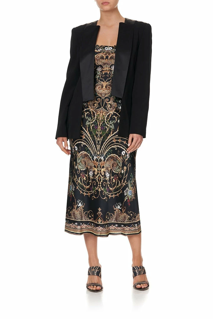 Camilla EBoutique (US) CONTRAST COLLAR SUIT JACKET - FLOW STUDIO 54 Up To 30% Off