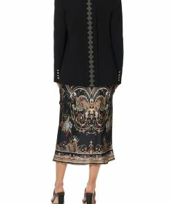 Camilla EBoutique (US) CONTRAST COLLAR SUIT JACKET - FLOW STUDIO 54 Up To 30% Off