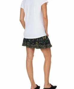 Camilla EBoutique (US) Up To 30% Off CURVED HEM FITTED TEE AQUARIUS