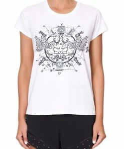 Camilla EBoutique (US) Up To 30% Off CURVED HEM FITTED TEE ARIES