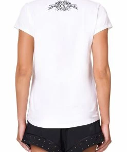 Camilla EBoutique (US) Up To 30% Off CURVED HEM FITTED TEE ARIES