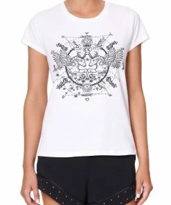 Camilla EBoutique (US) Up To 30% Off CURVED HEM FITTED TEE ARIES