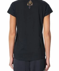 Camilla EBoutique (US) CURVED HEM FITTED TEE BOTANICAL CHRONICLES Up To 50% Off