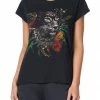 Camilla EBoutique (US) CURVED HEM FITTED TEE BOTANICAL CHRONICLES Up To 50% Off