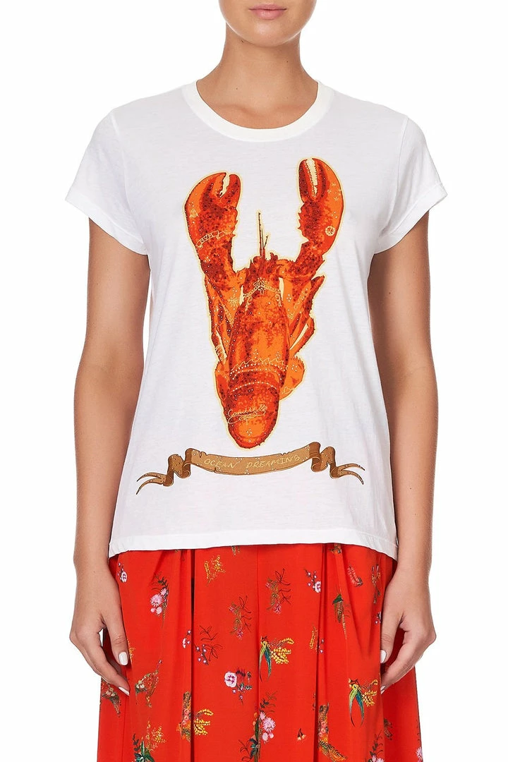 Camilla EBoutique (US) Up To 50% Off CURVED HEM FITTED TEE CINEMA PARADISO