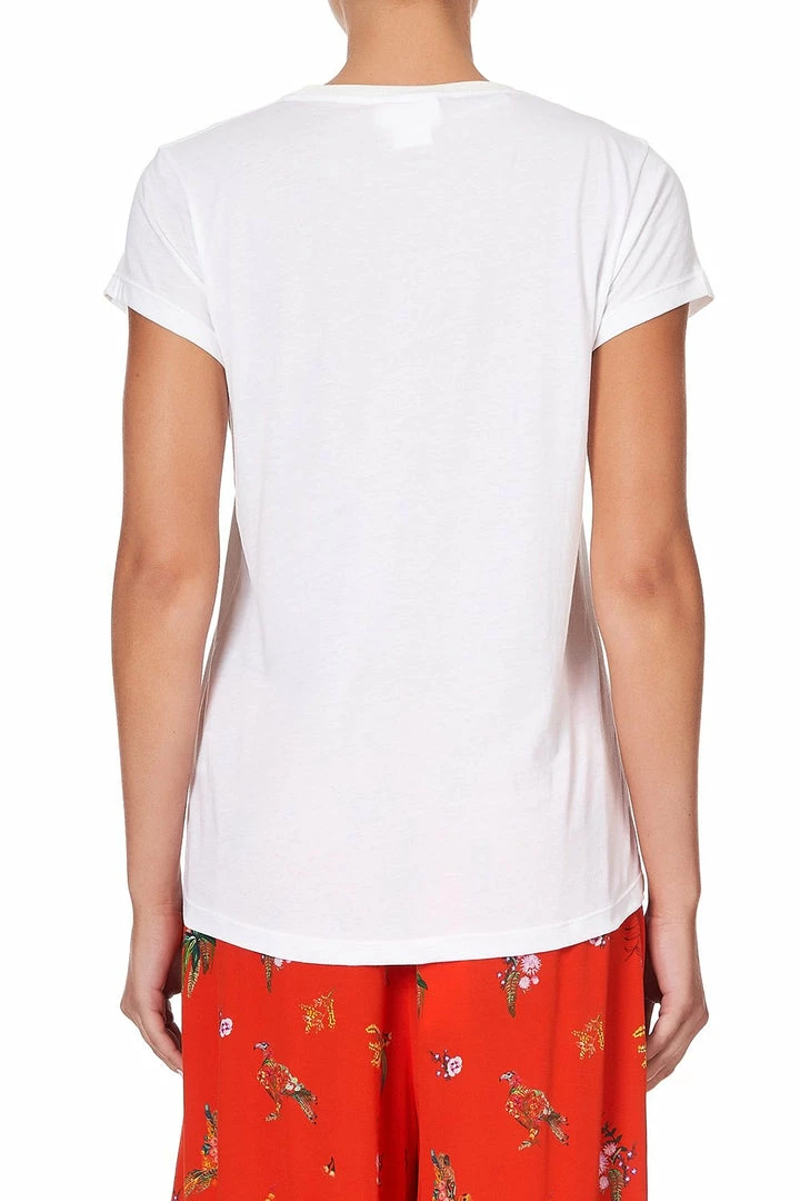 Camilla EBoutique (US) Up To 50% Off CURVED HEM FITTED TEE CINEMA PARADISO