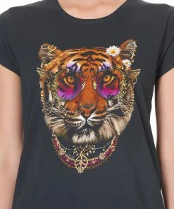 Camilla EBoutique (US) Up To 30% Off CURVED HEM FITTED TEE DRIFTING DREAMER