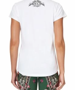 Camilla EBoutique (US) CURVED HEM FITTED TEE GEMINI