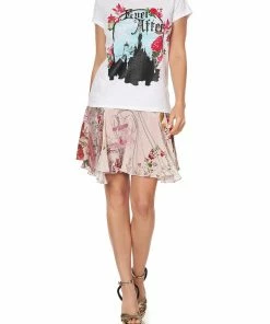 Camilla EBoutique (US) CURVED HEM FITTED TEE ISTENANYA Up To 30% Off