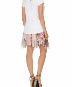 Camilla EBoutique (US) CURVED HEM FITTED TEE ISTENANYA Up To 30% Off