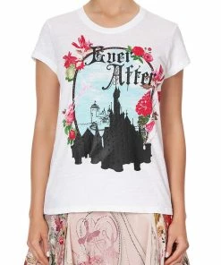 Camilla EBoutique (US) CURVED HEM FITTED TEE ISTENANYA Up To 30% Off