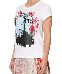 Camilla EBoutique (US) CURVED HEM FITTED TEE ISTENANYA Up To 30% Off