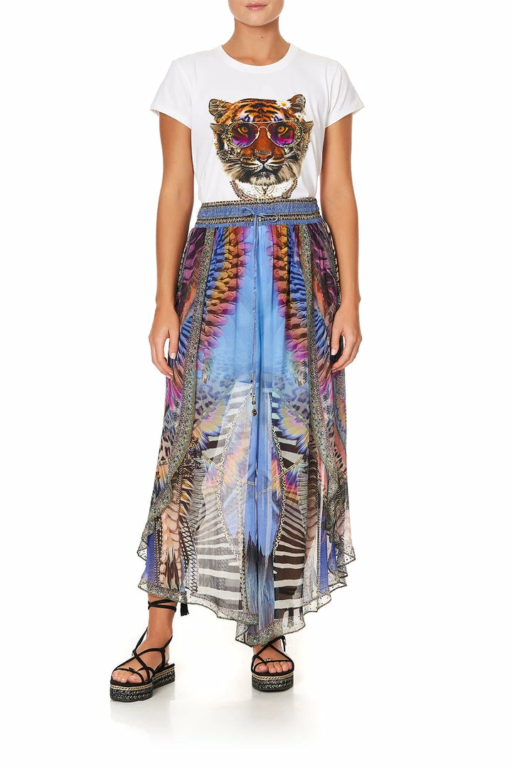 Camilla EBoutique (US) CURVED HEM FITTED TEE LOVE ON THE WING