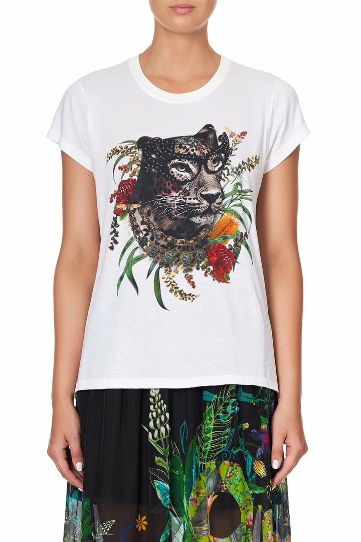 Camilla EBoutique (US) Up To 30% Off CURVED HEM FITTED TEE PARADISE CIRCUS